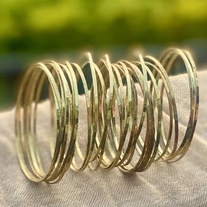Chic Multi-Wrap Wire Cuff Bracelet